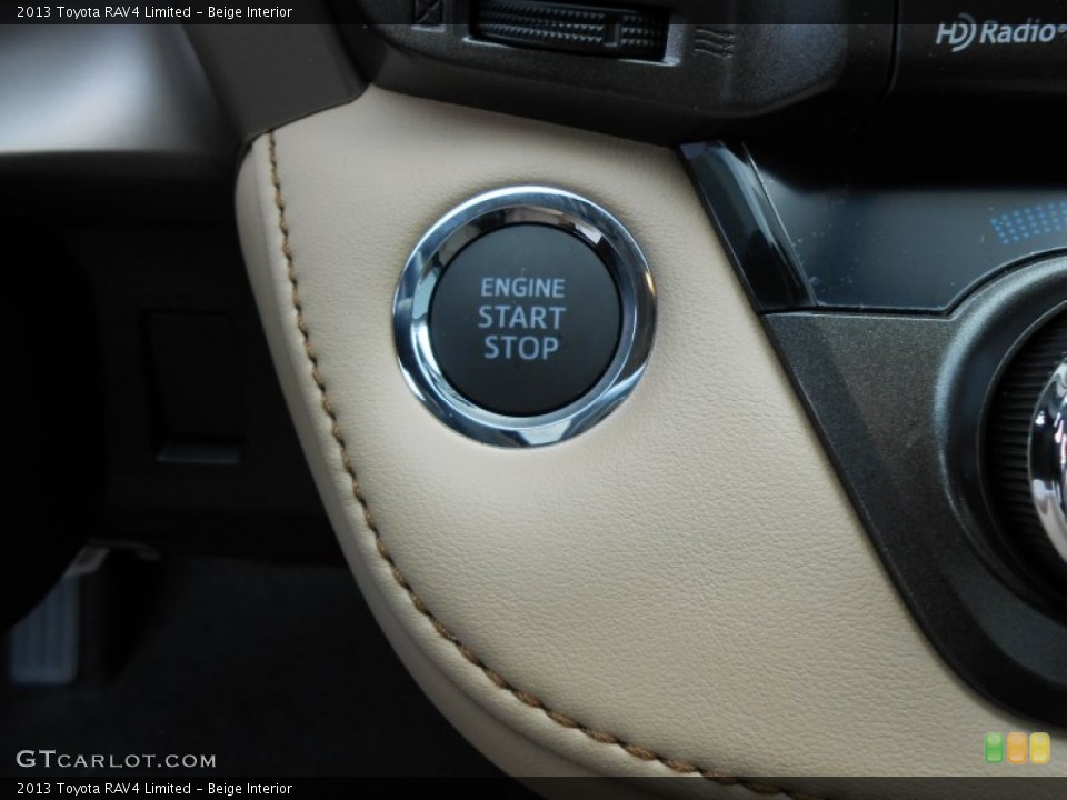Beige Interior Controls for the 2013 Toyota RAV4 Limited #78100476