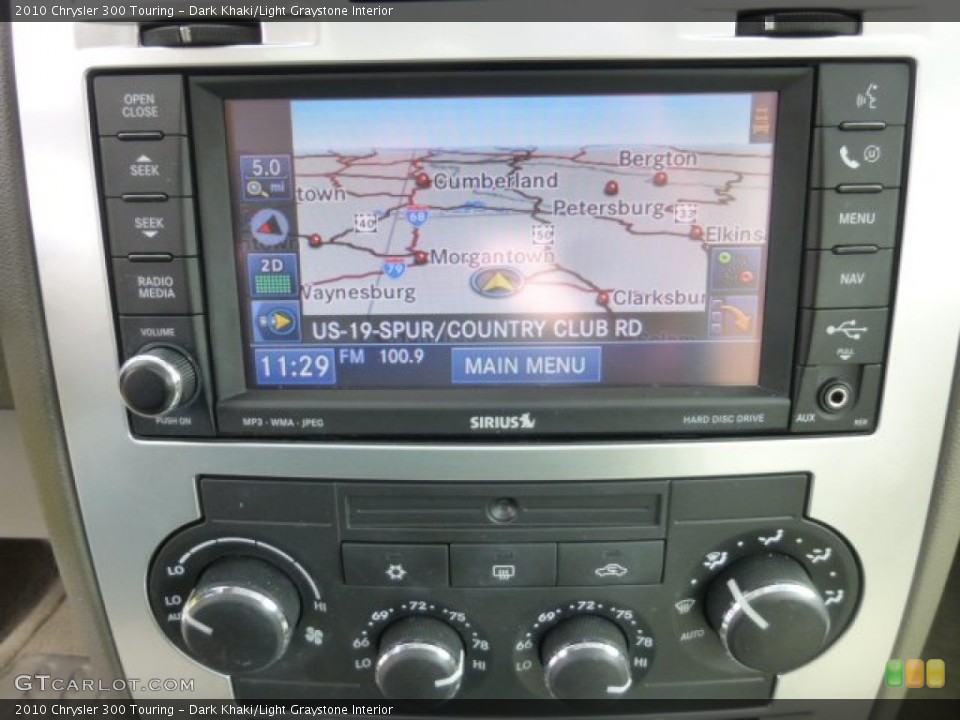 Dark Khaki/Light Graystone Interior Controls for the 2010 Chrysler 300 Touring #78100982