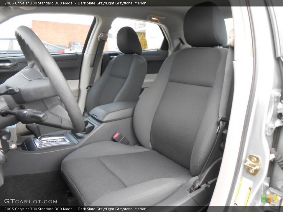 Dark Slate Gray/Light Graystone Interior Front Seat for the 2006 Chrysler 300  #78104105