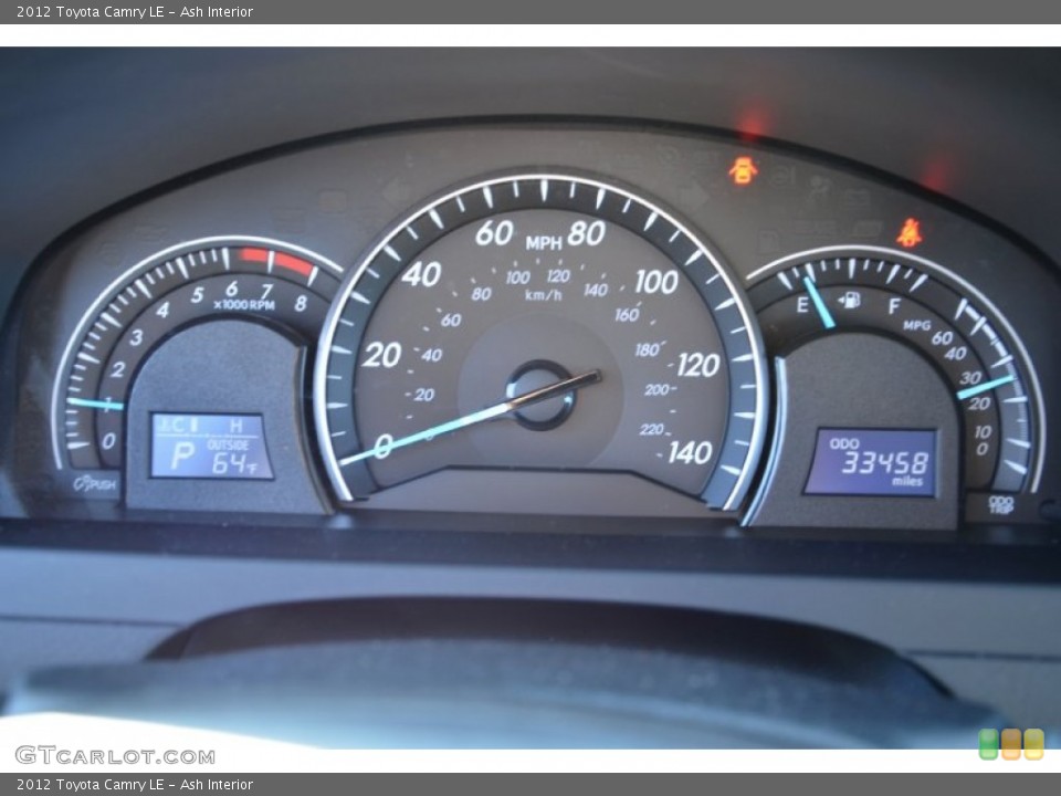 Ash Interior Gauges for the 2012 Toyota Camry LE #78104168