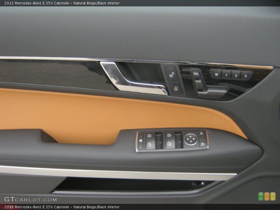 Natural Beige/Black Interior Door Panel for the 2013 Mercedes-Benz E 350 Cabriolet #78105914
