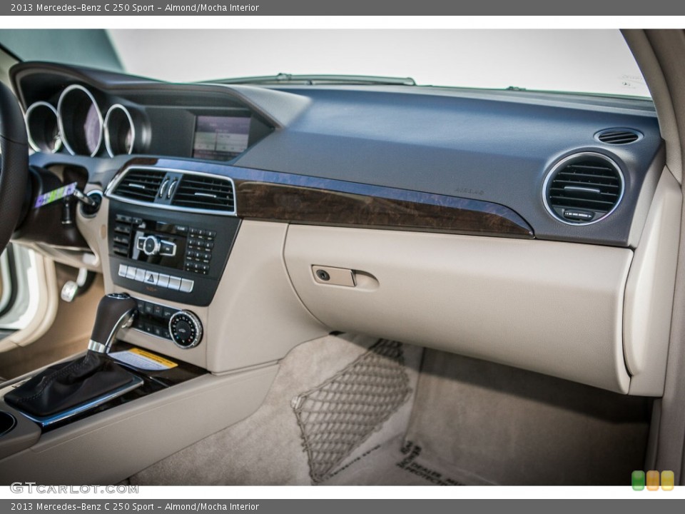 Almond/Mocha Interior Dashboard for the 2013 Mercedes-Benz C 250 Sport #78108142