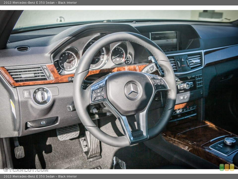 Black Interior Steering Wheel for the 2013 Mercedes-Benz E 350 Sedan #78109007