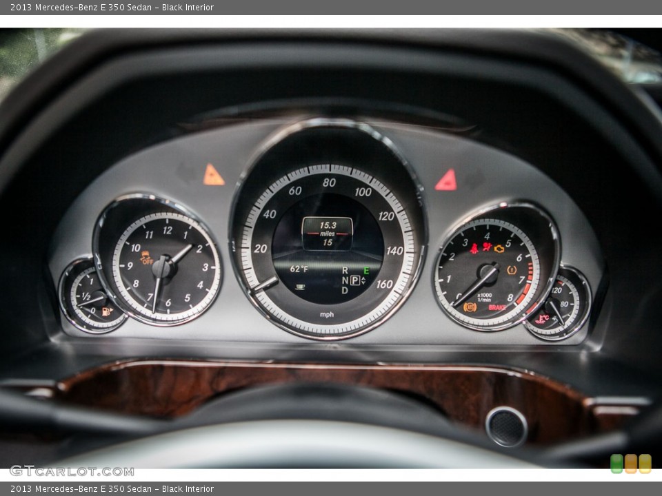 Black Interior Gauges for the 2013 Mercedes-Benz E 350 Sedan #78109037