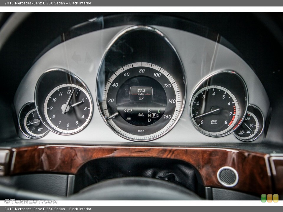 Black Interior Gauges for the 2013 Mercedes-Benz E 350 Sedan #78109358