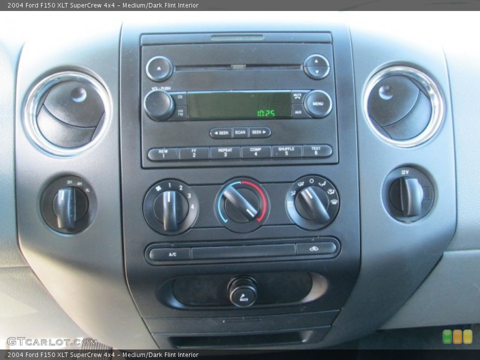 Medium/Dark Flint Interior Controls for the 2004 Ford F150 XLT SuperCrew 4x4 #78109442