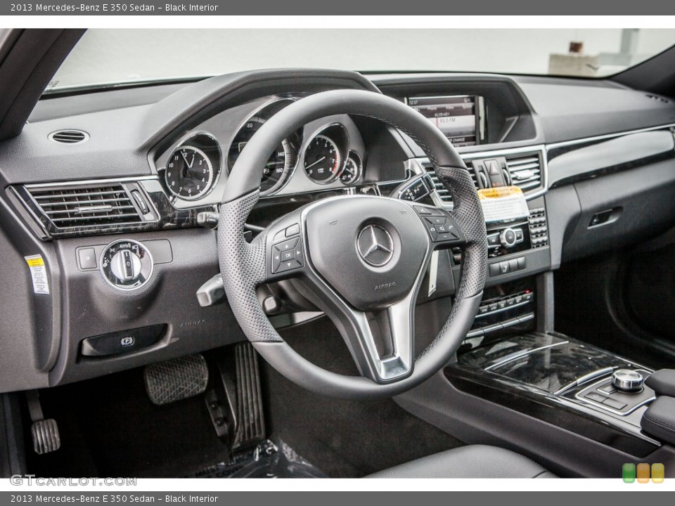 Black Interior Steering Wheel for the 2013 Mercedes-Benz E 350 Sedan #78109664