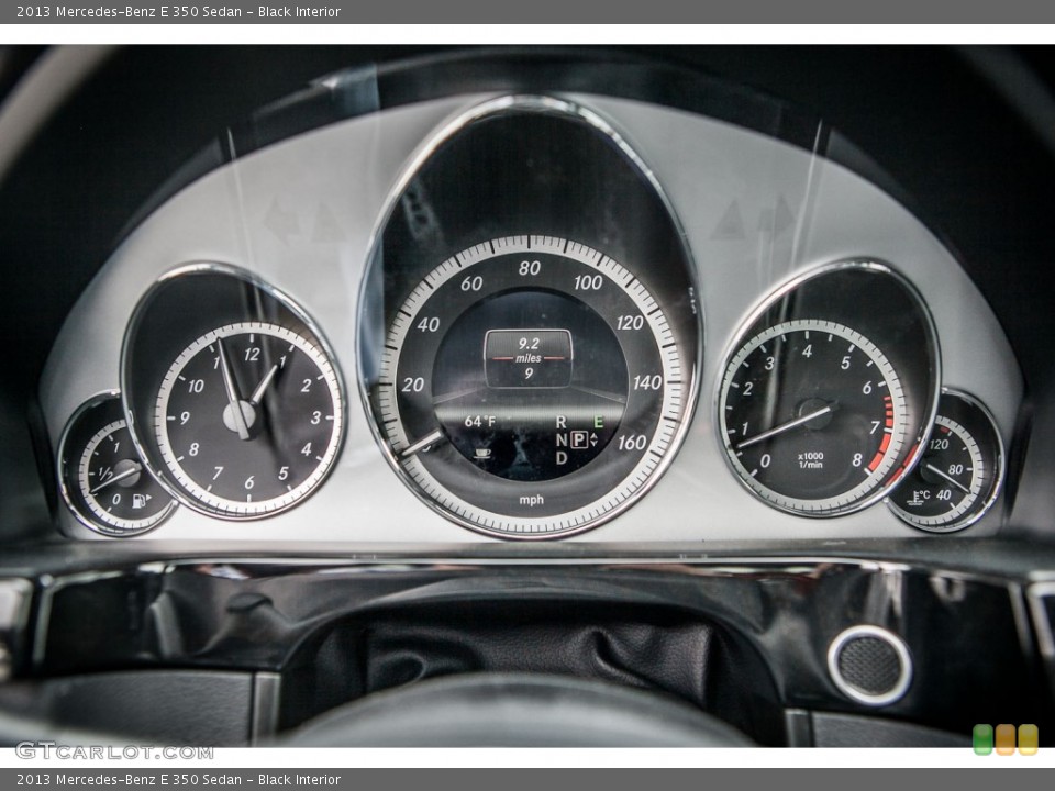 Black Interior Gauges for the 2013 Mercedes-Benz E 350 Sedan #78109697