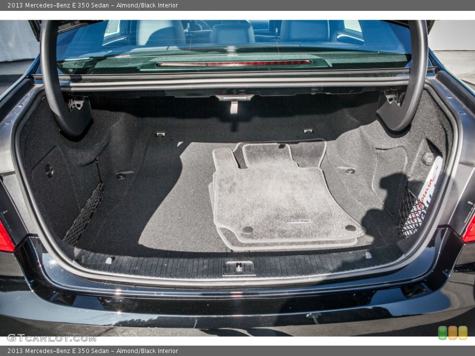 Almond/Black Interior Trunk for the 2013 Mercedes-Benz E 350 Sedan #78109994