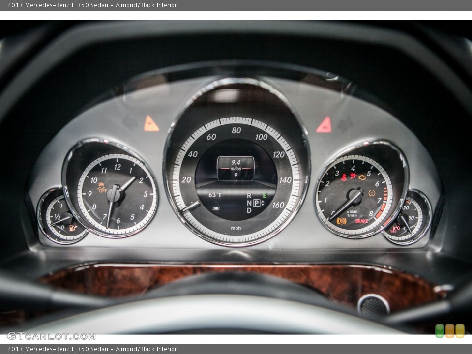 Almond/Black Interior Gauges for the 2013 Mercedes-Benz E 350 Sedan #78110048