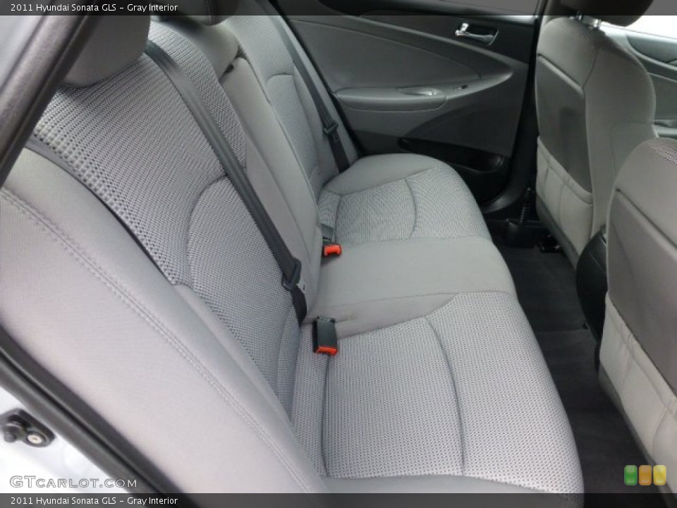 Gray Interior Rear Seat for the 2011 Hyundai Sonata GLS #78111002