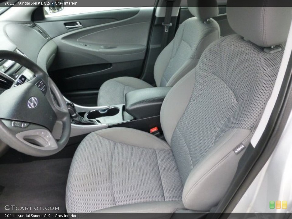 Gray Interior Front Seat for the 2011 Hyundai Sonata GLS #78111035