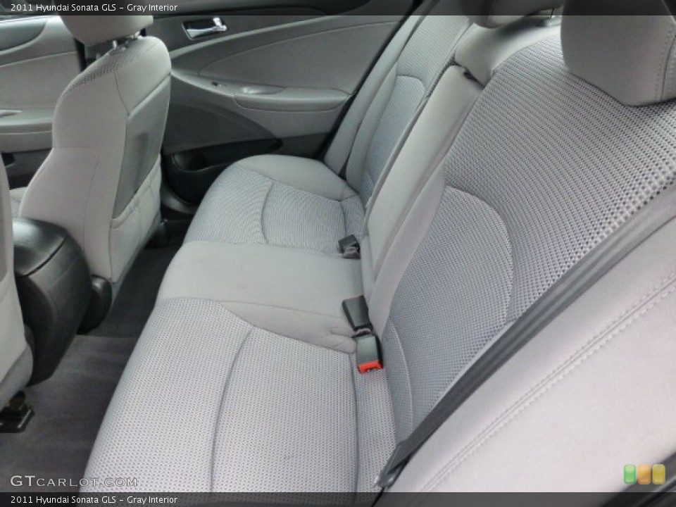 Gray Interior Rear Seat for the 2011 Hyundai Sonata GLS #78111050