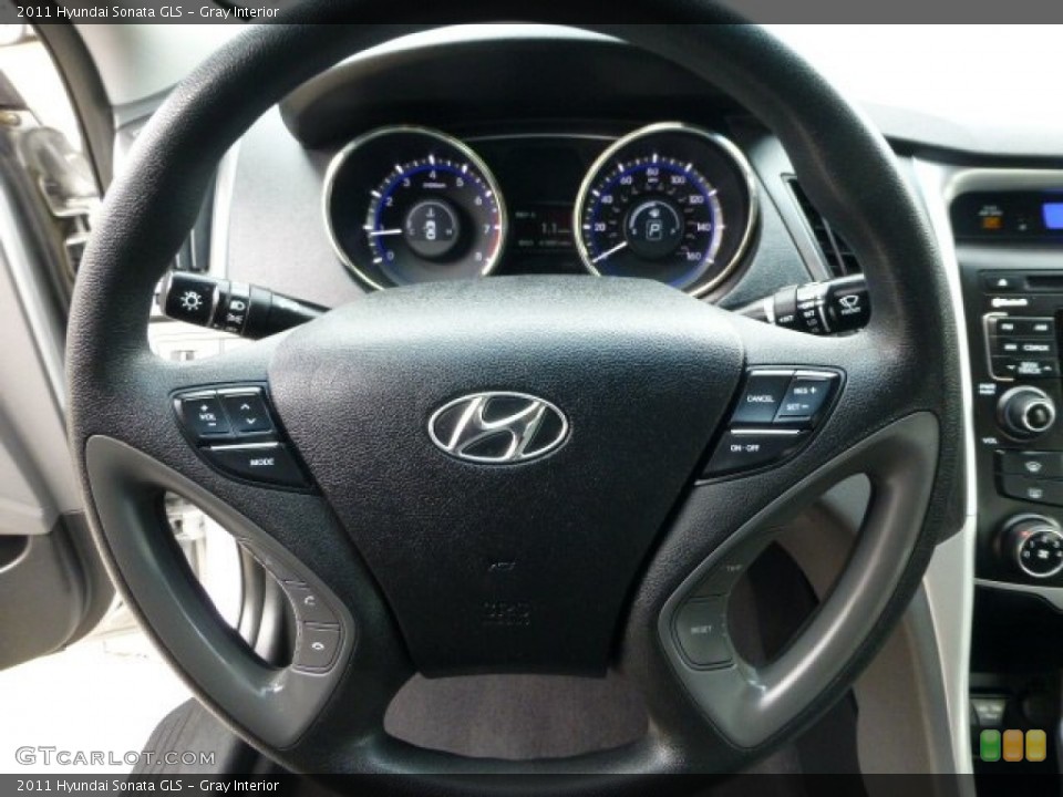 Gray Interior Steering Wheel for the 2011 Hyundai Sonata GLS #78111143