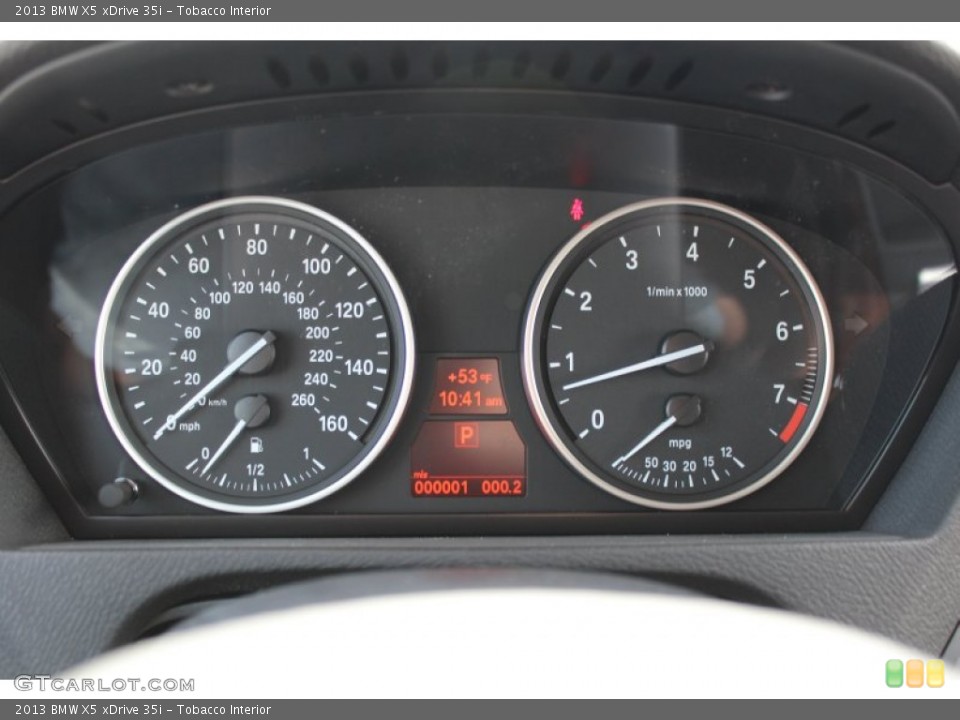 Tobacco Interior Gauges for the 2013 BMW X5 xDrive 35i #78111659