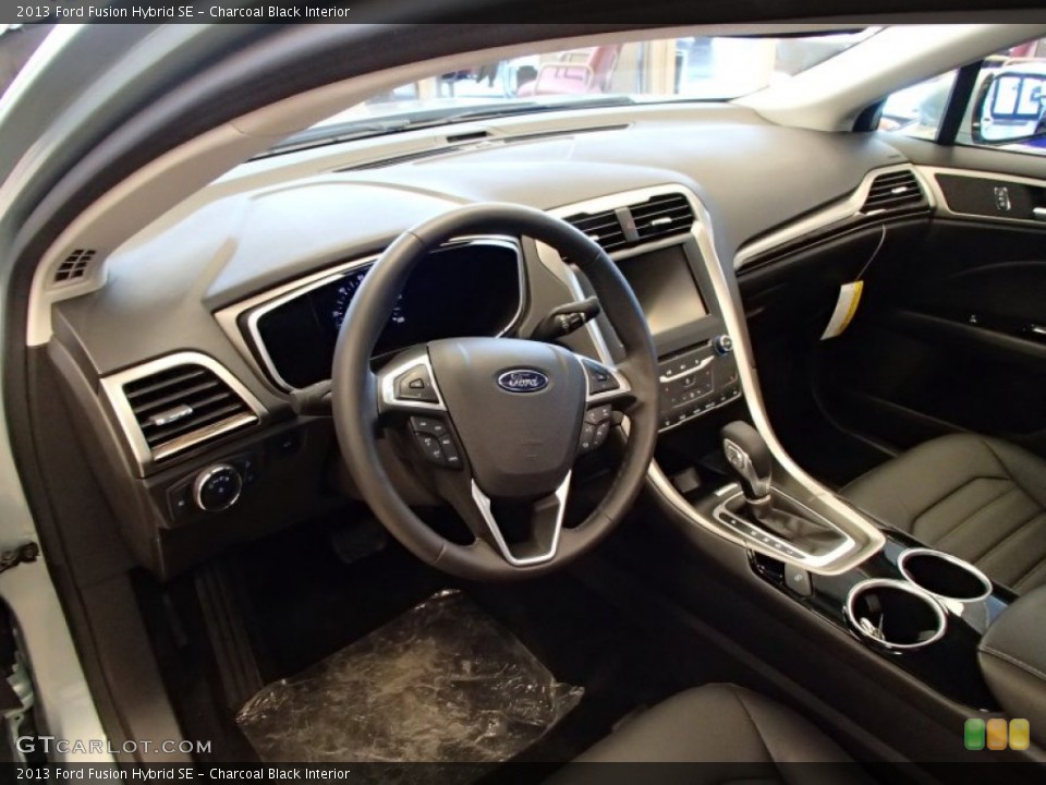 Charcoal Black Interior Prime Interior for the 2013 Ford Fusion Hybrid SE #78111677