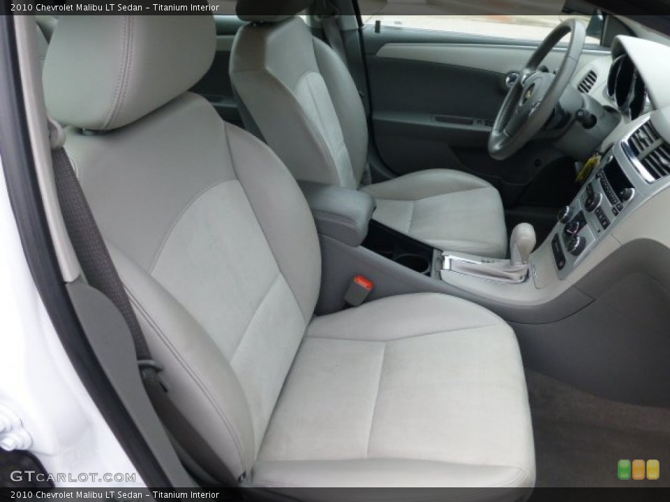 Titanium Interior Front Seat for the 2010 Chevrolet Malibu LT Sedan #78111776