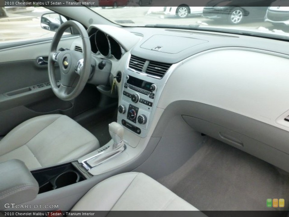 Titanium Interior Dashboard for the 2010 Chevrolet Malibu LT Sedan #78111794
