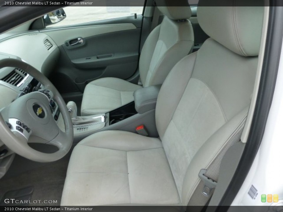 Titanium Interior Front Seat for the 2010 Chevrolet Malibu LT Sedan #78111867
