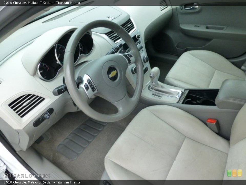 Titanium Interior Prime Interior for the 2010 Chevrolet Malibu LT Sedan #78111956