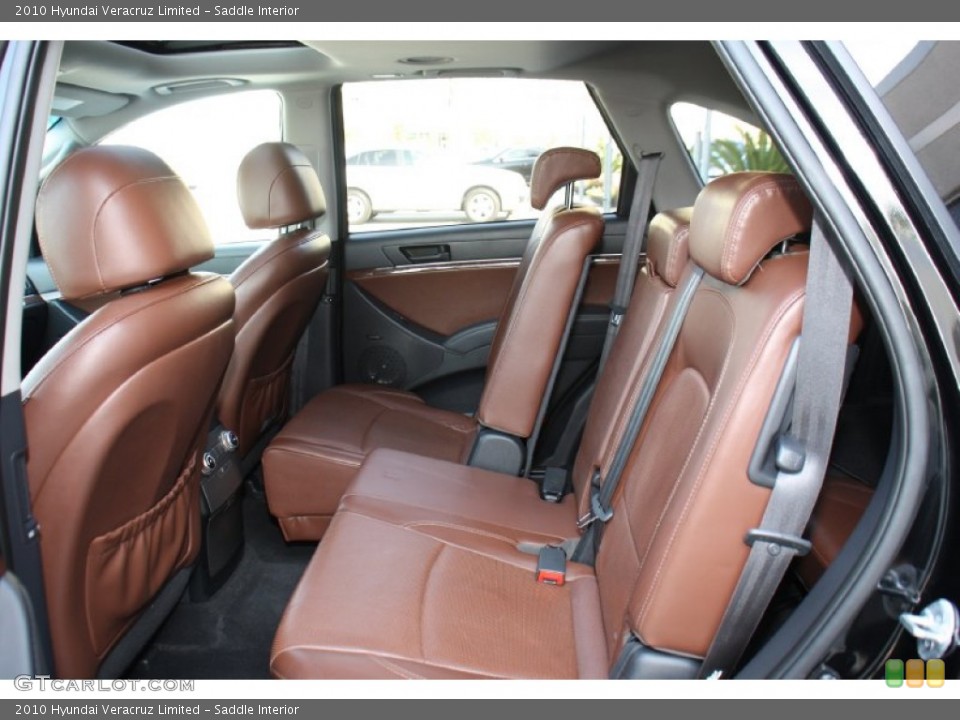 Saddle Interior Rear Seat for the 2010 Hyundai Veracruz Limited #78112970