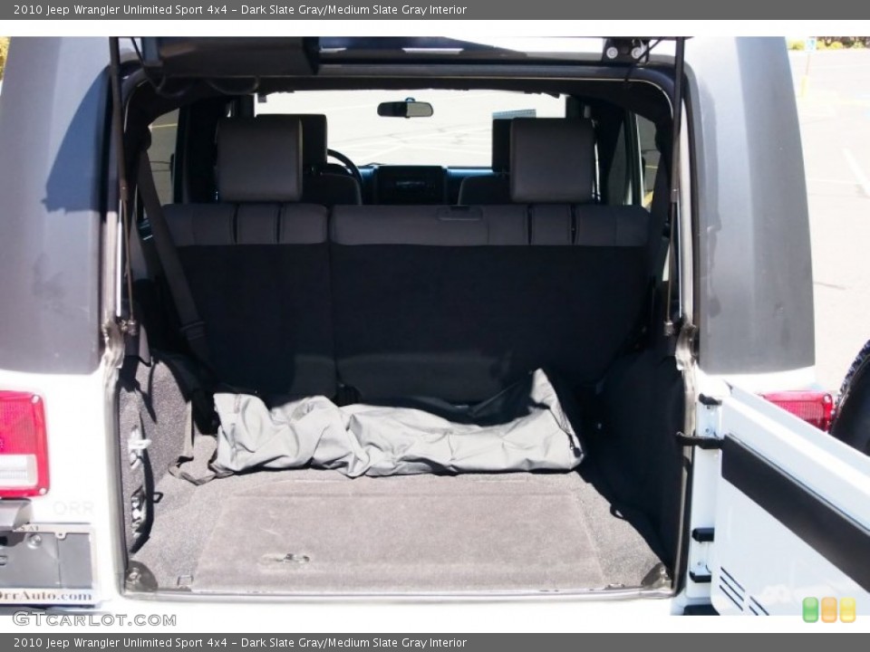 Dark Slate Gray/Medium Slate Gray Interior Trunk for the 2010 Jeep Wrangler Unlimited Sport 4x4 #78114170