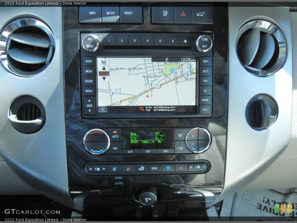 Stone Interior Navigation for the 2013 Ford Expedition Limited #78116065