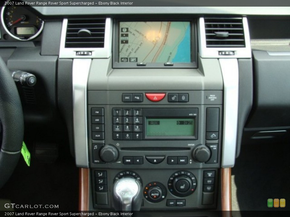 Ebony Black Interior Controls for the 2007 Land Rover Range Rover Sport Supercharged #78116510