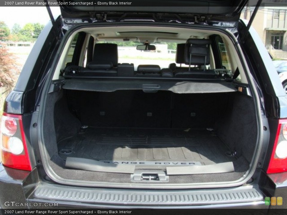 Ebony Black Interior Trunk for the 2007 Land Rover Range Rover Sport Supercharged #78116537