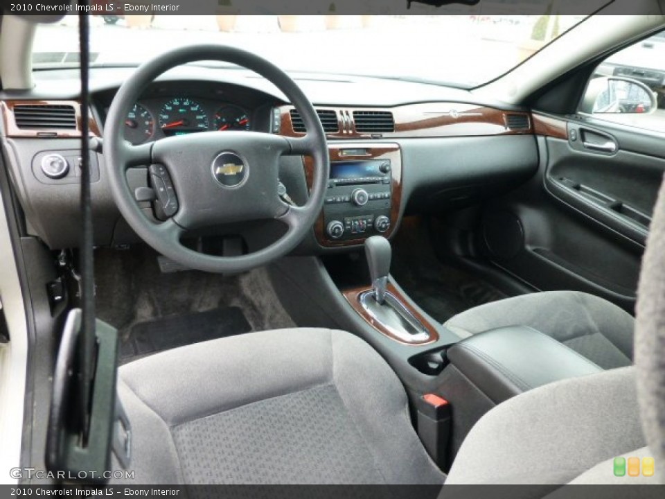 Ebony Interior Photo for the 2010 Chevrolet Impala LS #78118517