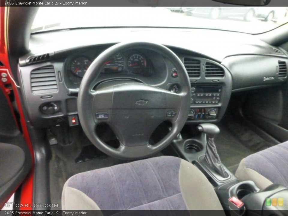 Ebony Interior Photo for the 2005 Chevrolet Monte Carlo LS #78118976