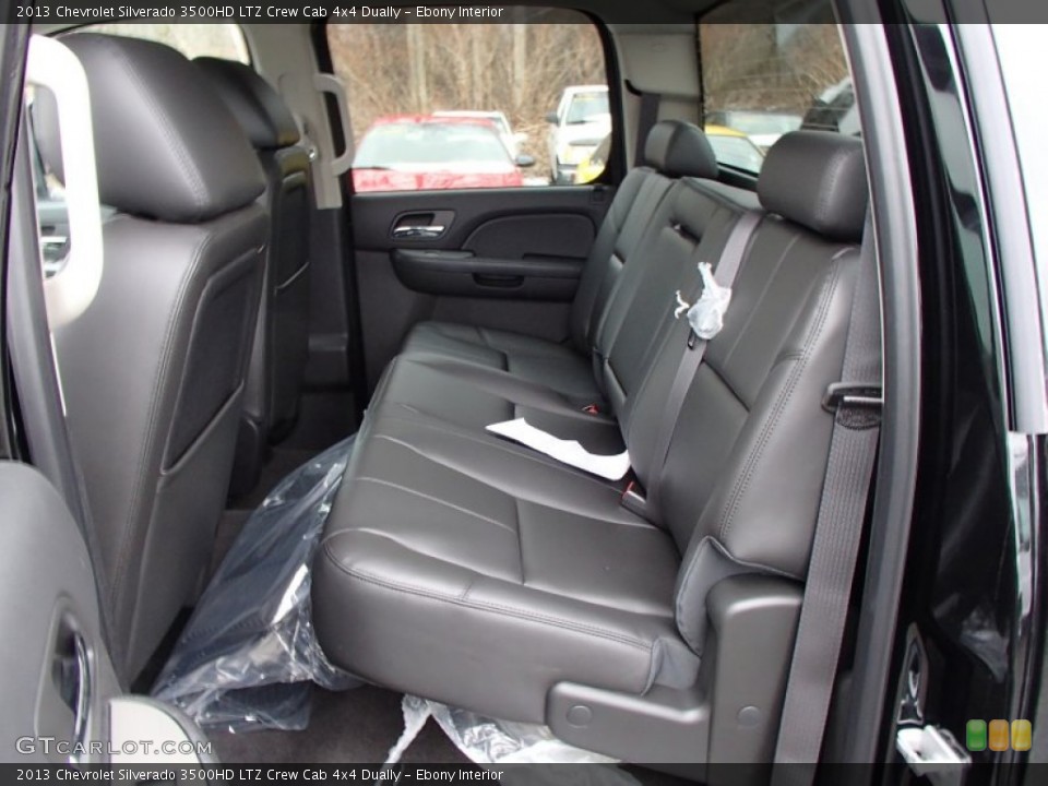 Ebony Interior Rear Seat for the 2013 Chevrolet Silverado 3500HD LTZ Crew Cab 4x4 Dually #78119363