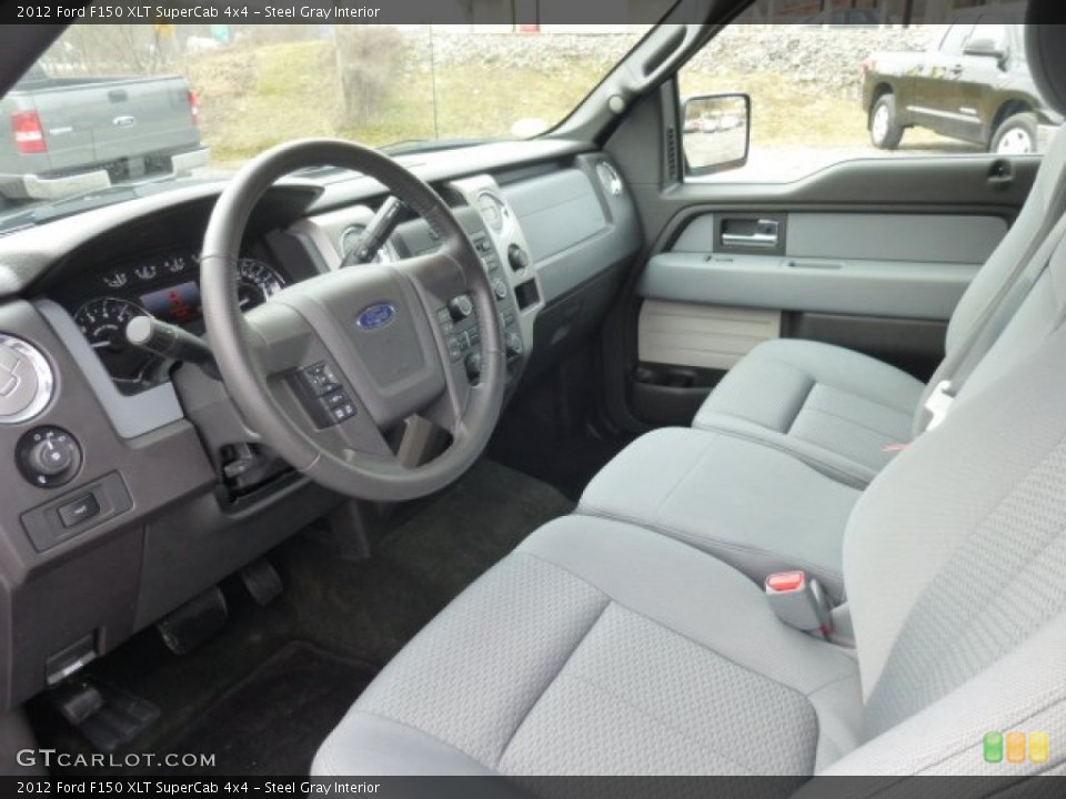 Steel Gray 2012 Ford F150 Interiors