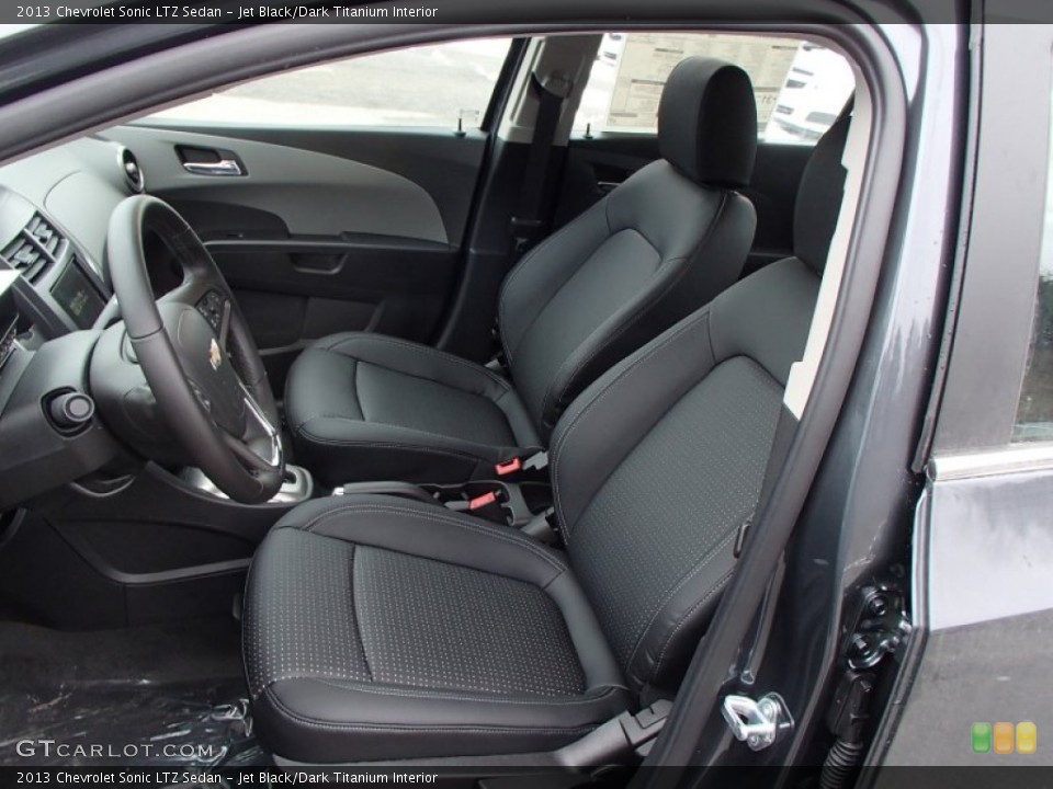 Jet Black/Dark Titanium Interior Photo for the 2013 Chevrolet Sonic LTZ Sedan #78119607