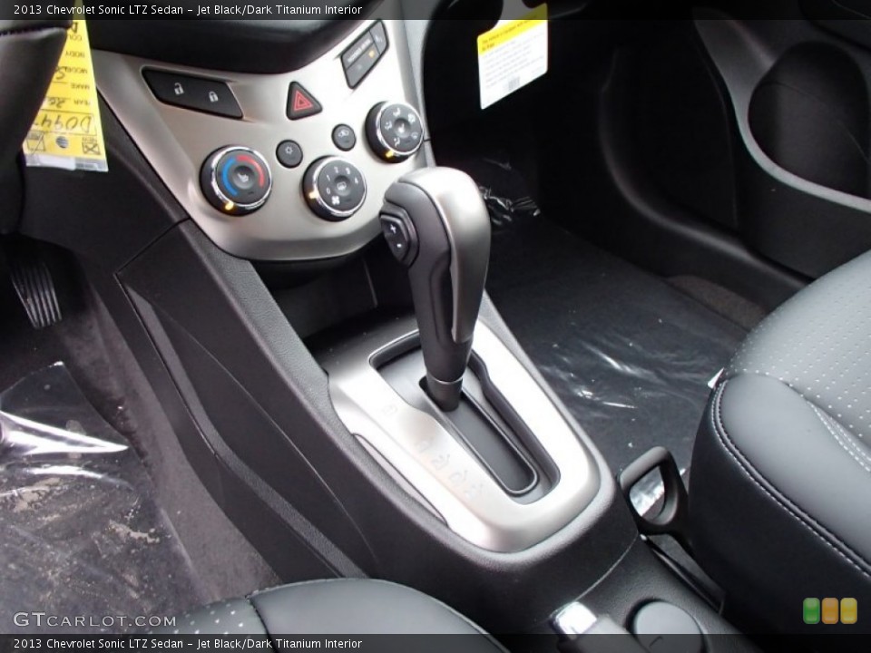 Jet Black/Dark Titanium Interior Transmission for the 2013 Chevrolet Sonic LTZ Sedan #78119648