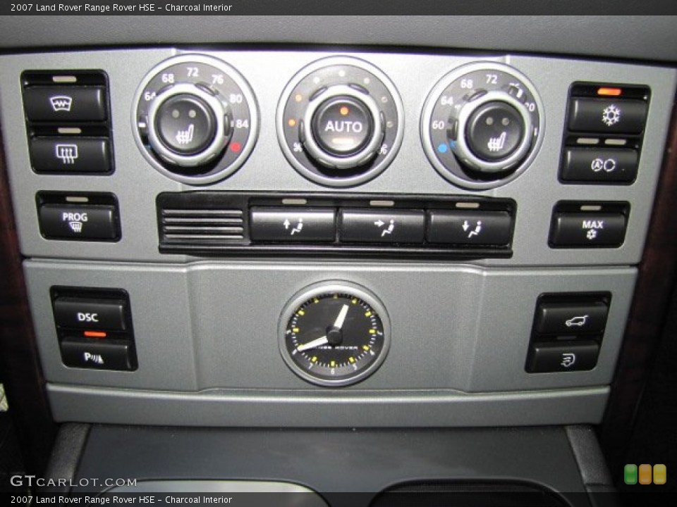 Charcoal Interior Controls for the 2007 Land Rover Range Rover HSE #78120281