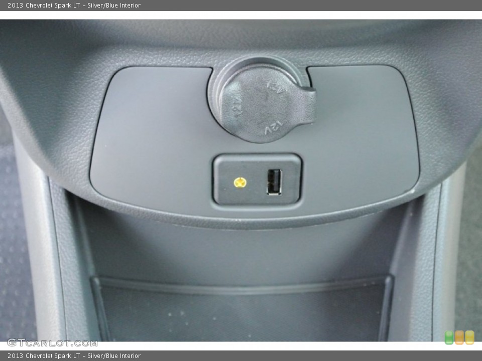 Silver/Blue Interior Controls for the 2013 Chevrolet Spark LT #78121370