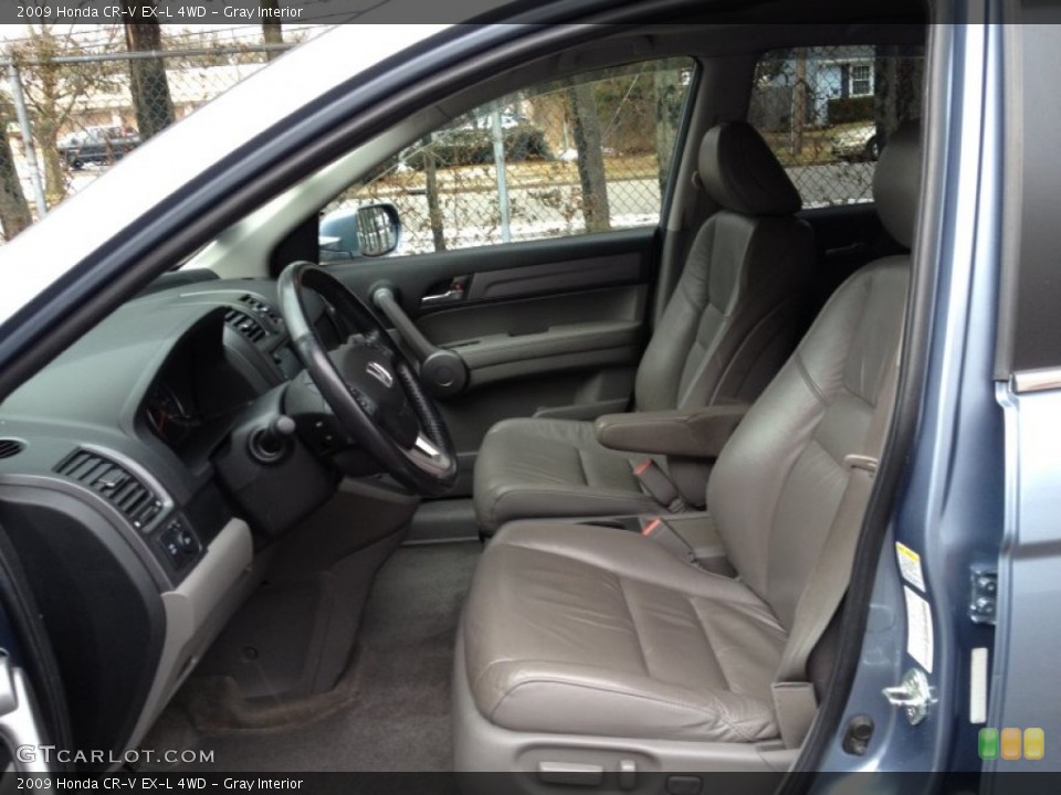 Gray Interior Photo for the 2009 Honda CR-V EX-L 4WD #78123982