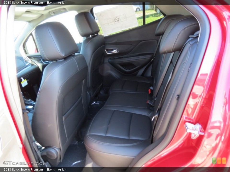 Ebony Interior Rear Seat for the 2013 Buick Encore Premium #78124164