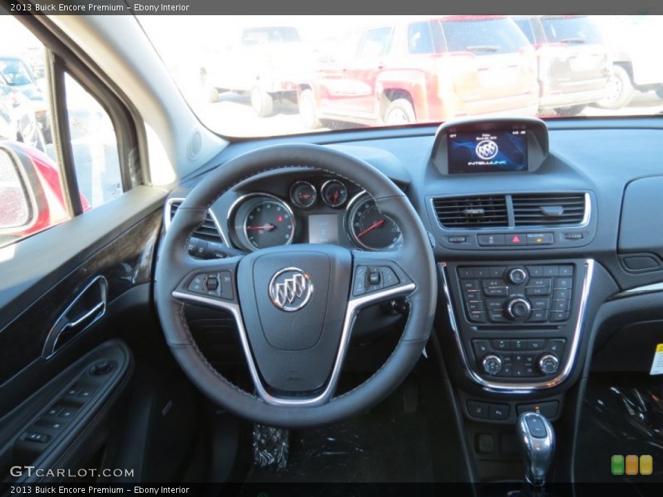 Ebony Interior Dashboard for the 2013 Buick Encore Premium #78124188