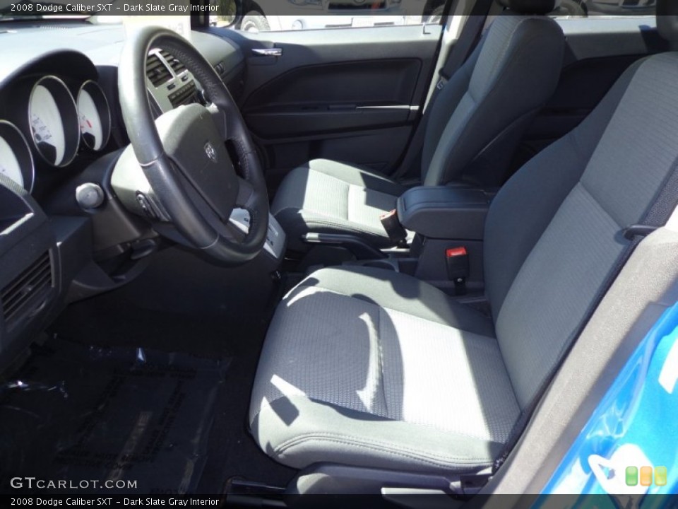 Dark Slate Gray Interior Front Seat for the 2008 Dodge Caliber SXT #78124203