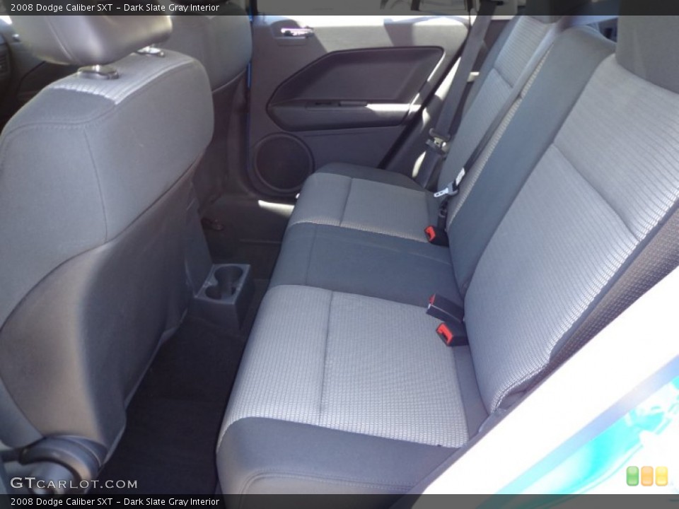 Dark Slate Gray Interior Rear Seat for the 2008 Dodge Caliber SXT #78124224