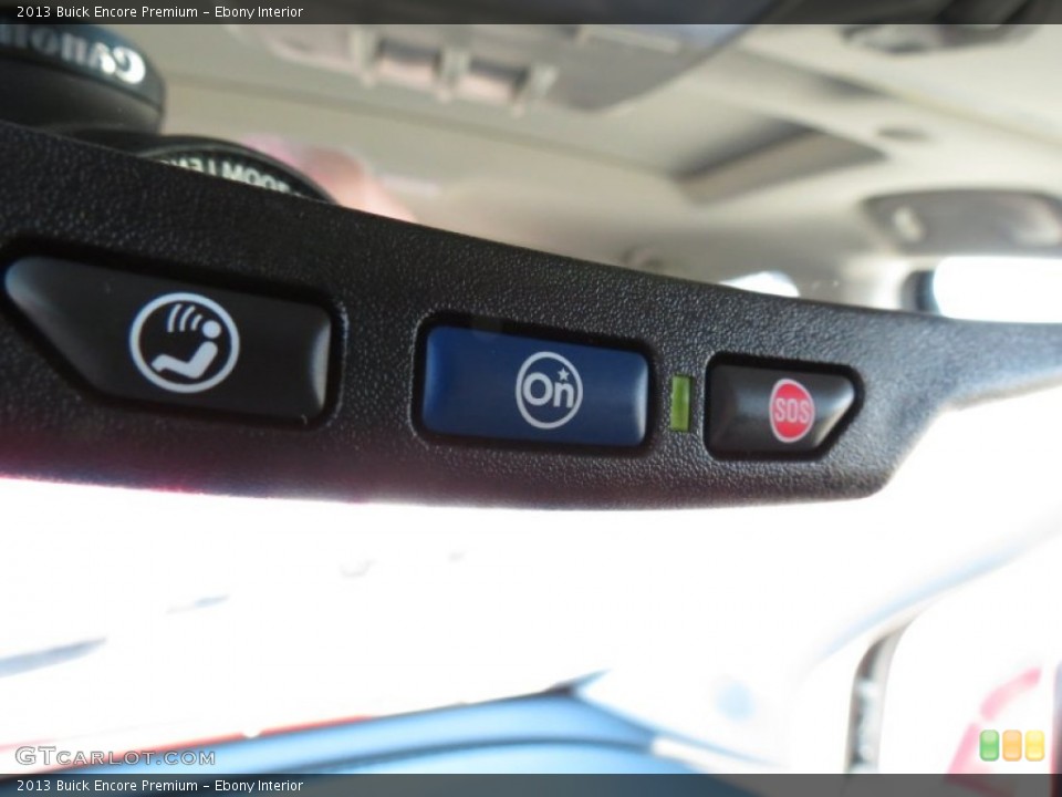 Ebony Interior Controls for the 2013 Buick Encore Premium #78124304