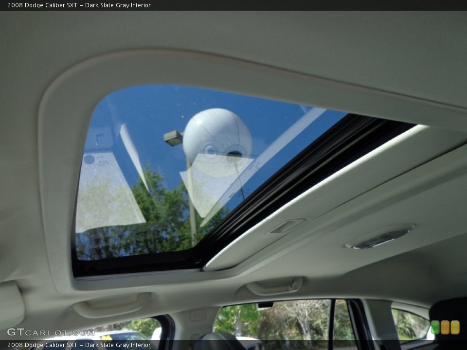 Dark Slate Gray Interior Sunroof for the 2008 Dodge Caliber SXT #78124629