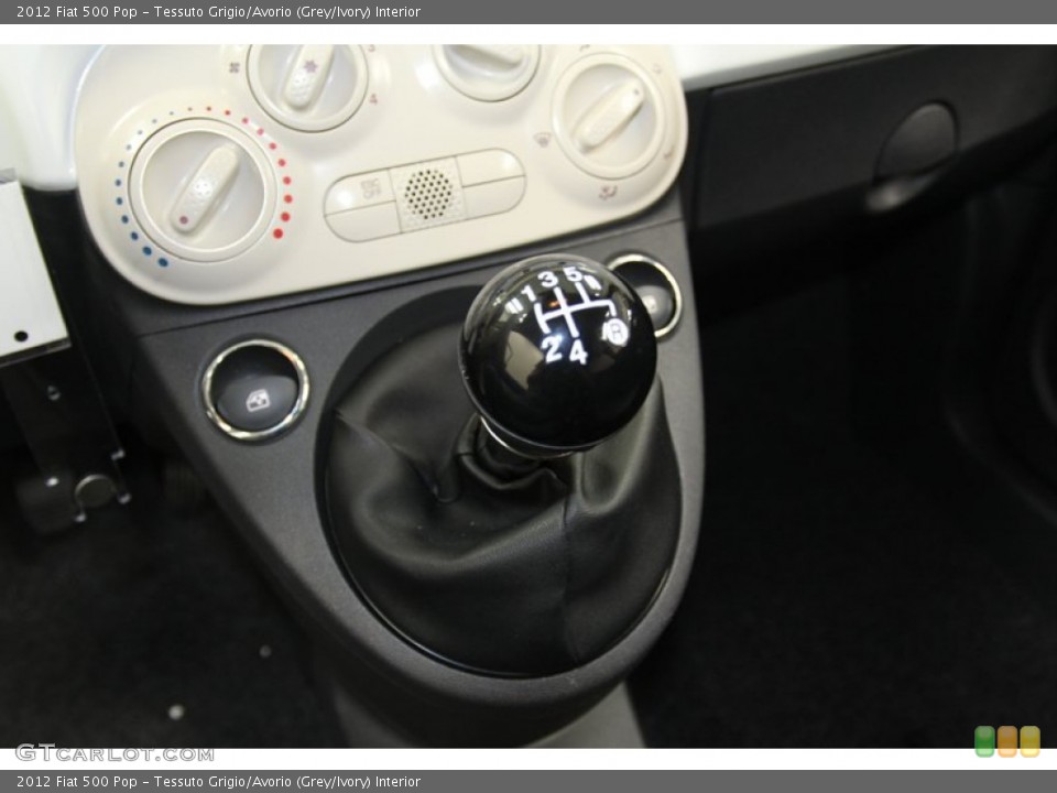 Tessuto Grigio/Avorio (Grey/Ivory) Interior Transmission for the 2012 Fiat 500 Pop #78125613