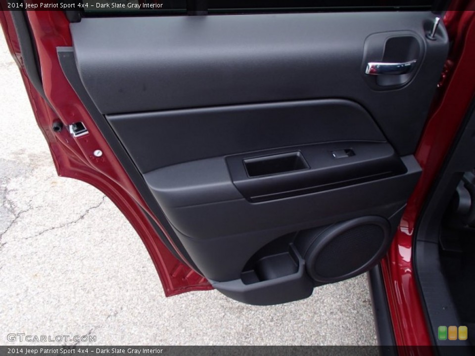 Dark Slate Gray Interior Door Panel for the 2014 Jeep Patriot Sport 4x4 #78125759