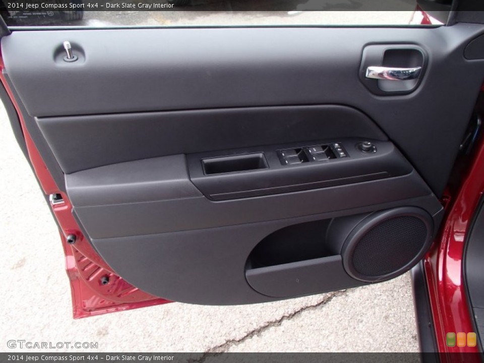 Dark Slate Gray Interior Door Panel for the 2014 Jeep Compass Sport 4x4 #78126237