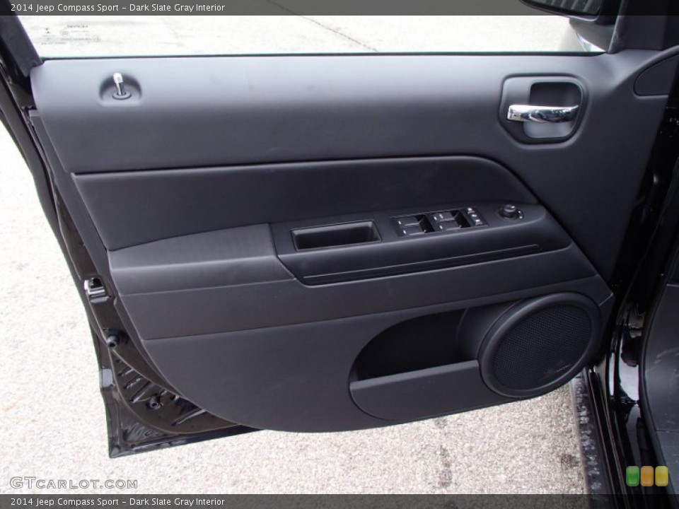 Dark Slate Gray Interior Door Panel for the 2014 Jeep Compass Sport #78126588