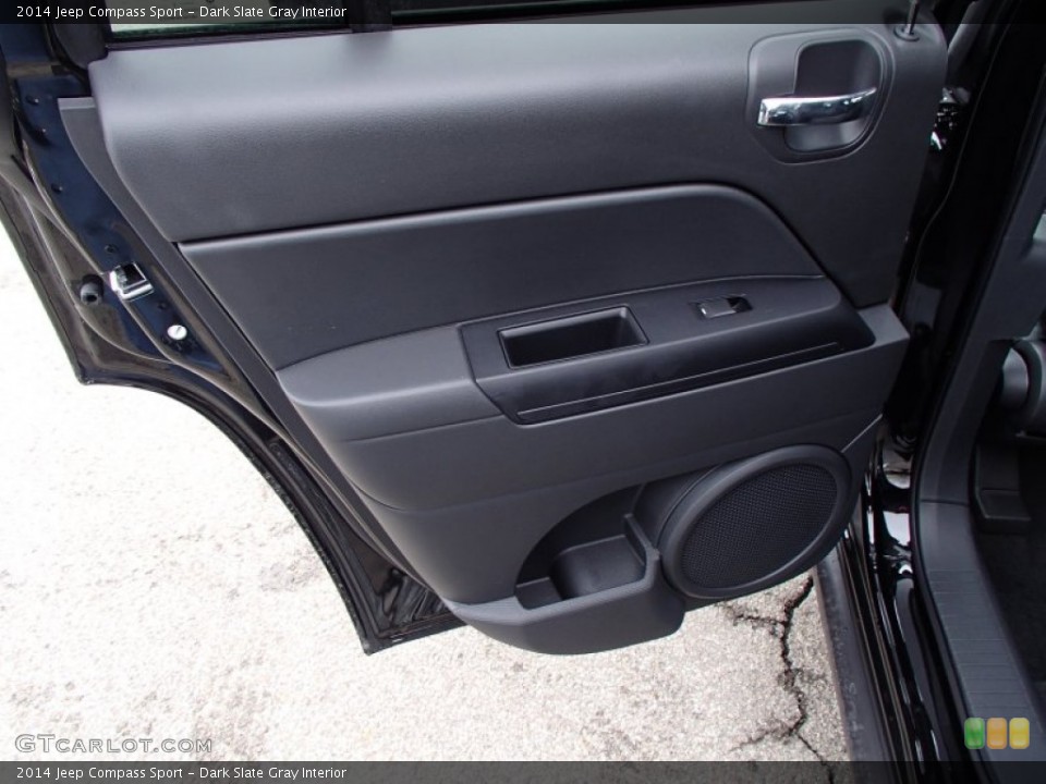 Dark Slate Gray Interior Door Panel for the 2014 Jeep Compass Sport #78126636