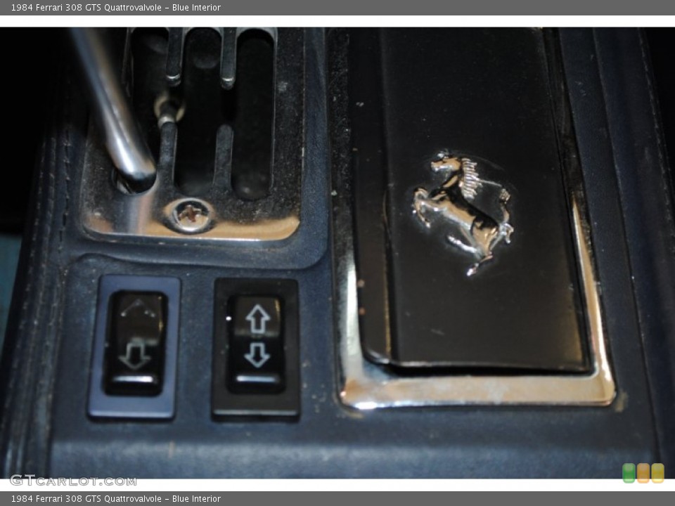 Blue Interior Controls for the 1984 Ferrari 308 GTS Quattrovalvole #78126780